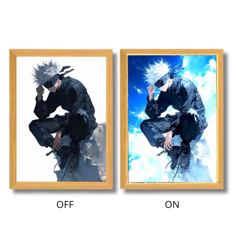 Satoru Gojo LED Light Frame