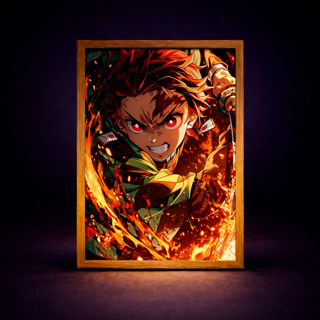 Cadre Tanjiro Kamado LED