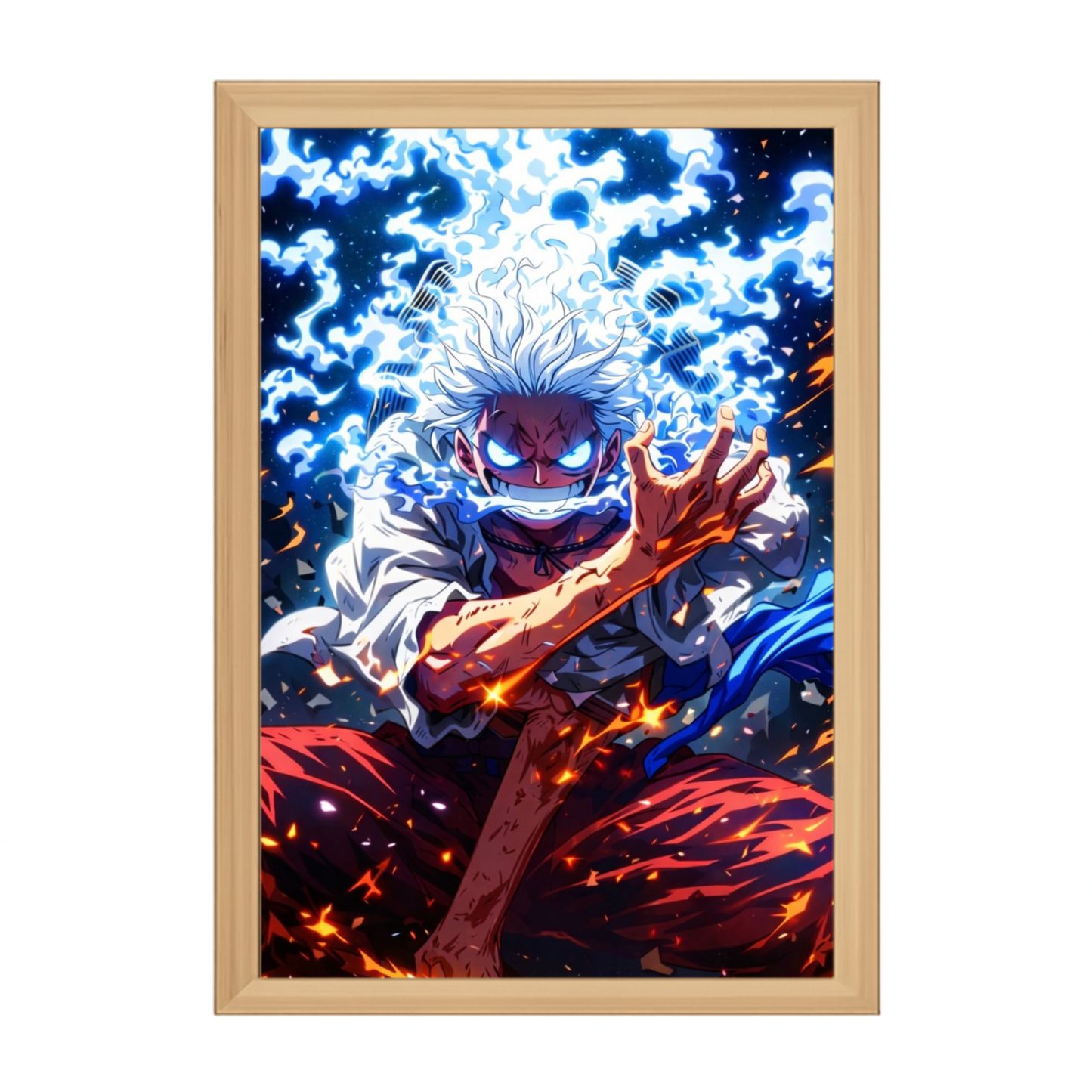 Cadre Monkey D. Luffy LED