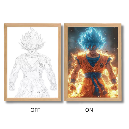 Son Goku LED Light Frame