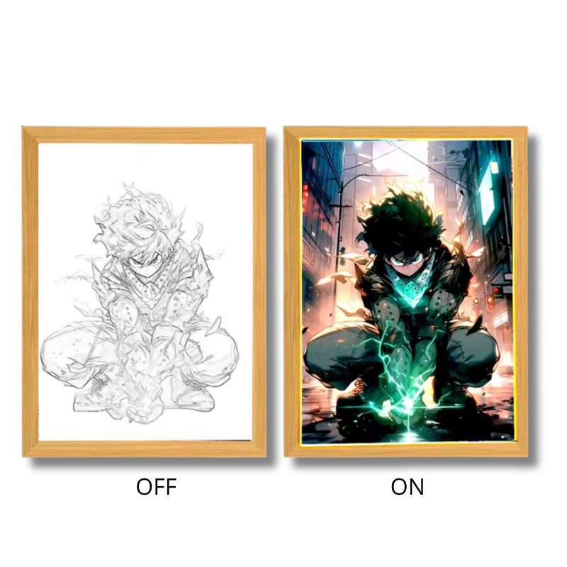 Izuki Midoriya LED Light Frame